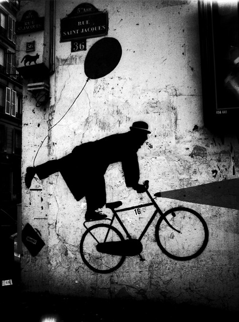 Bicycle Art on Wall, 2008, Stanko Abadžic